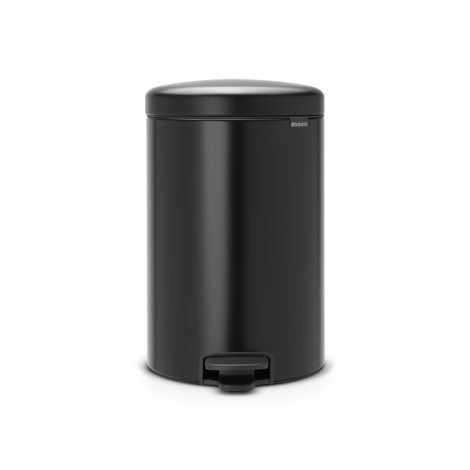 product image - Бак для мусора Brabantia PEDAL BIN NEWICON, объем 20 л, черный