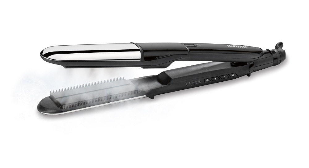 product image - Випрямляч для волосся Babyliss Ultrasonic STRAIGHTENER, чорний з сріблястим