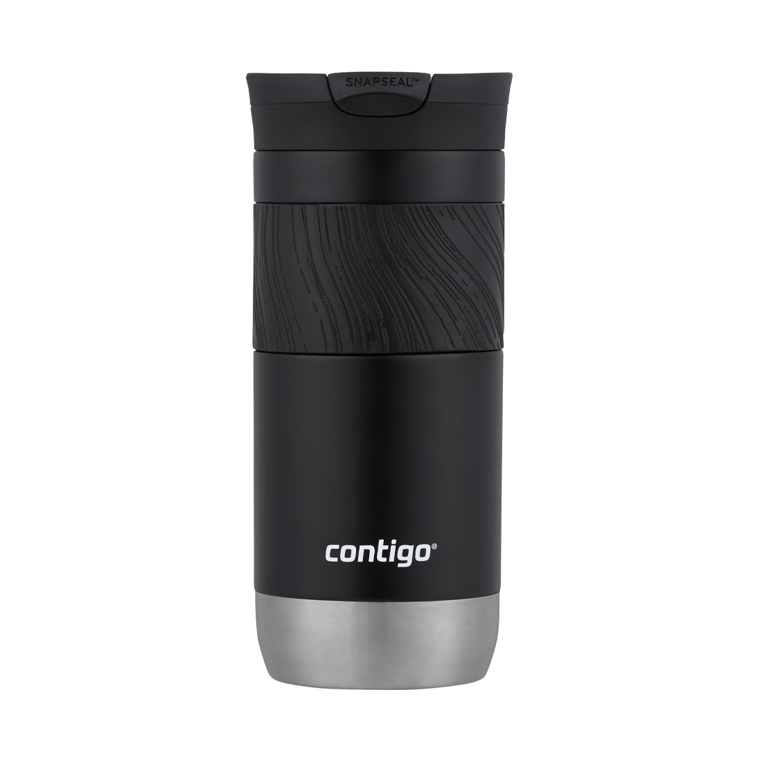 product image - Термокухоль Contigo Byron 2.0 Snapseal Licorice, об'єм 0,47 л, чорний