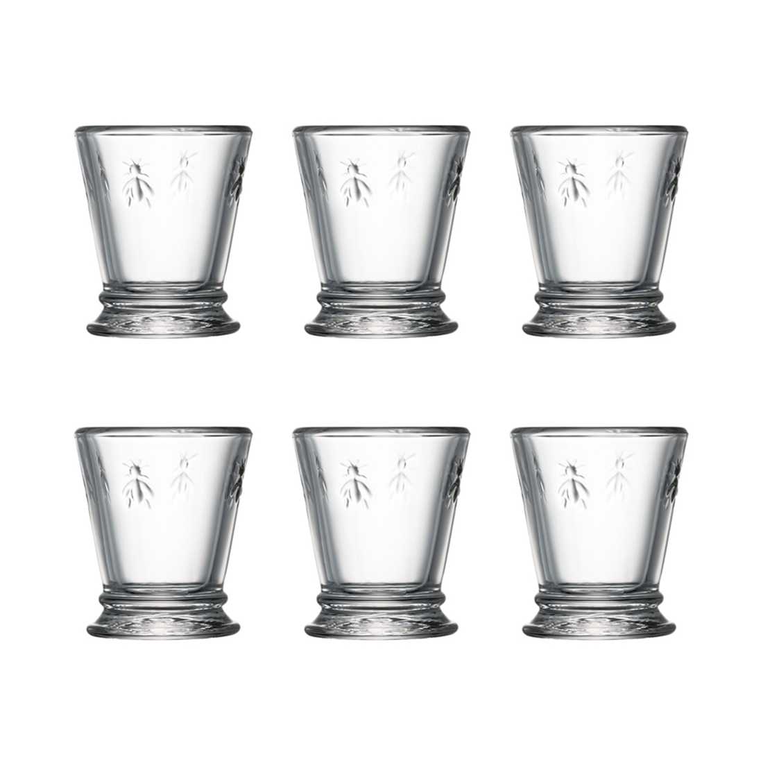 product image - Набор стопок La Rochere LITTLE BEE, объем 0,07 л, прозрачный, 6 шт