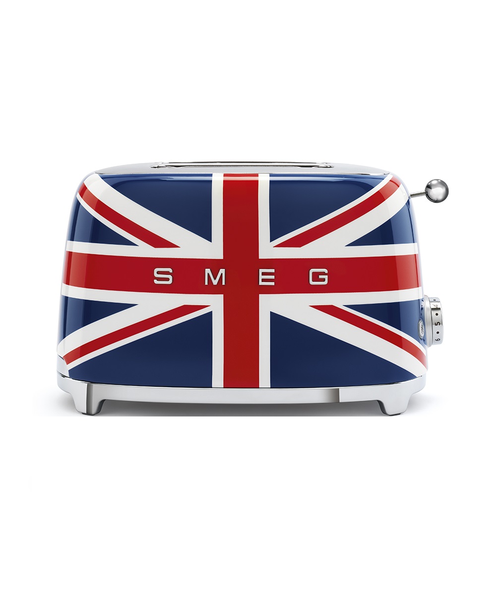 product image - Тостер на 2 слоти Smeg 50 Style, 19,8х31х19,5 см, британський прапор