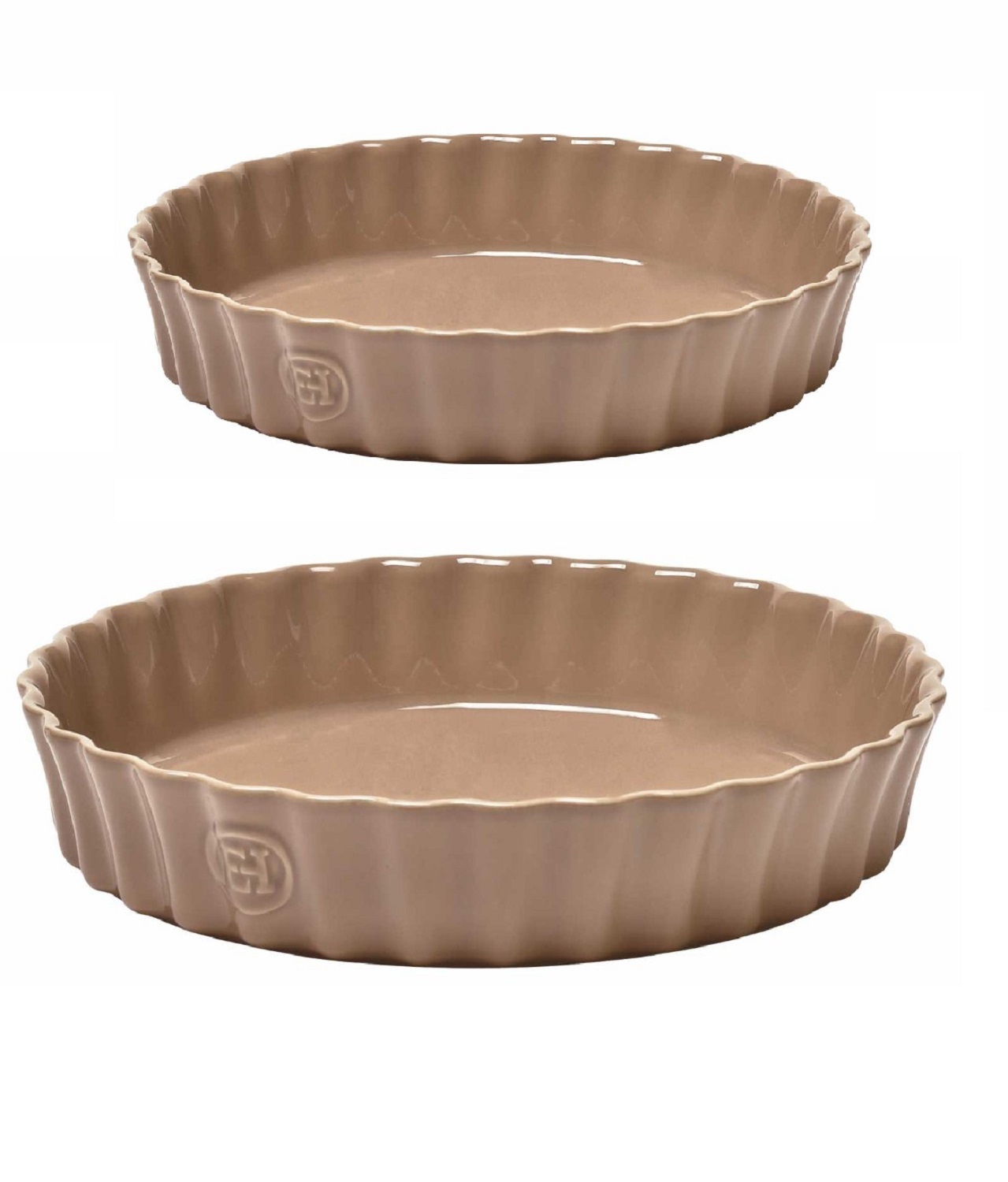 product image - Набір форм для запікання Emile Henry SPECIAL SETS, діаметр 24 і 28 см, бежевий, 2 предмети