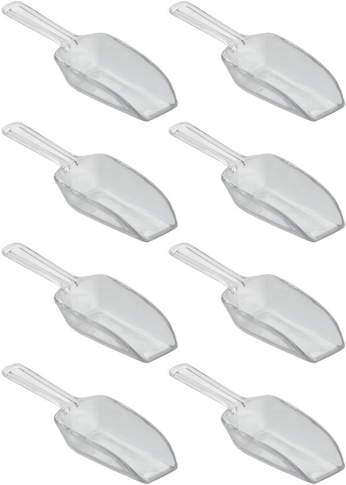 product image - Набор мерных ложек маленьких InterDesign BASIC, 8 шт, прозрачный