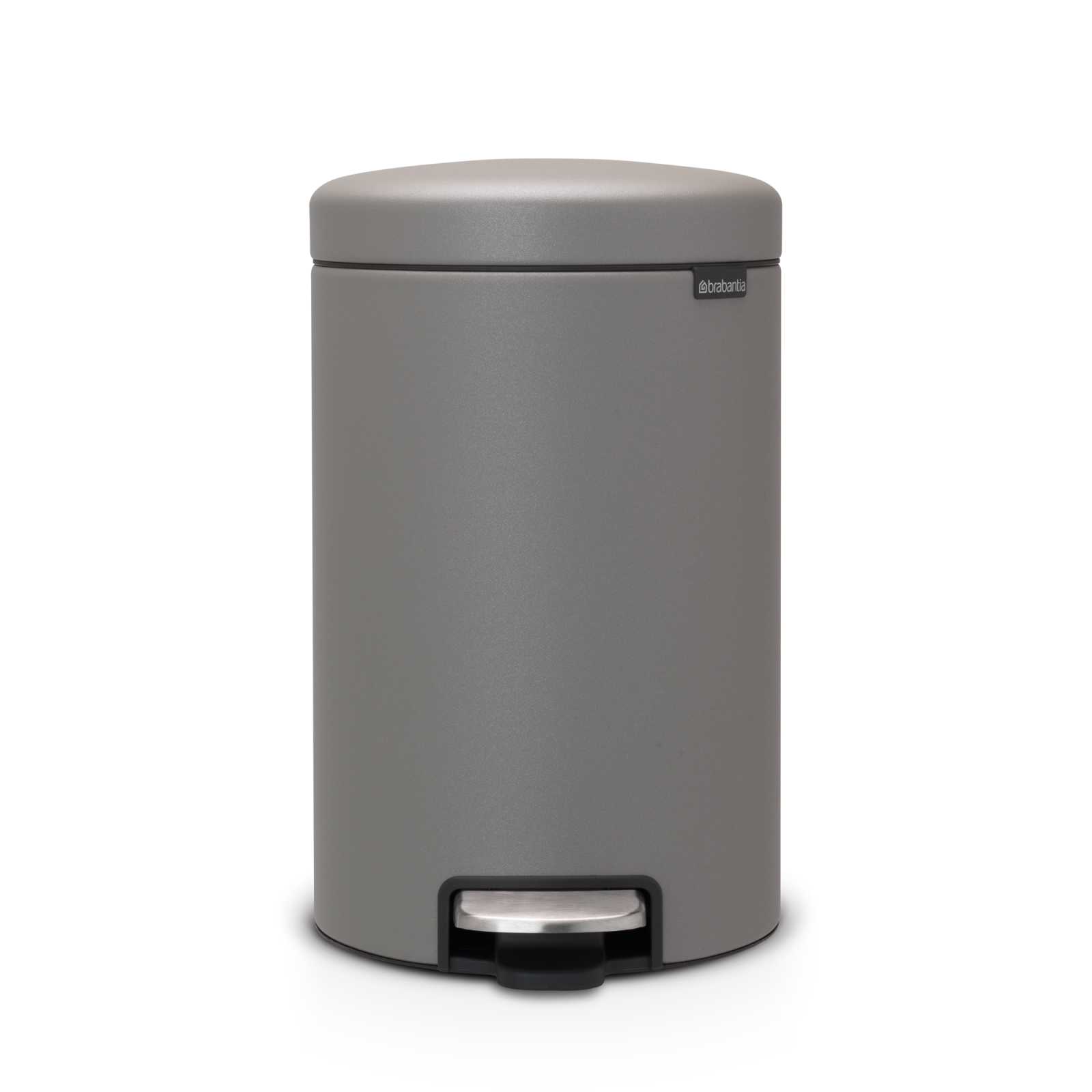 product image - Бак для мусора Brabantia PEDAL BIN NEWICON, объем 12 л, серый