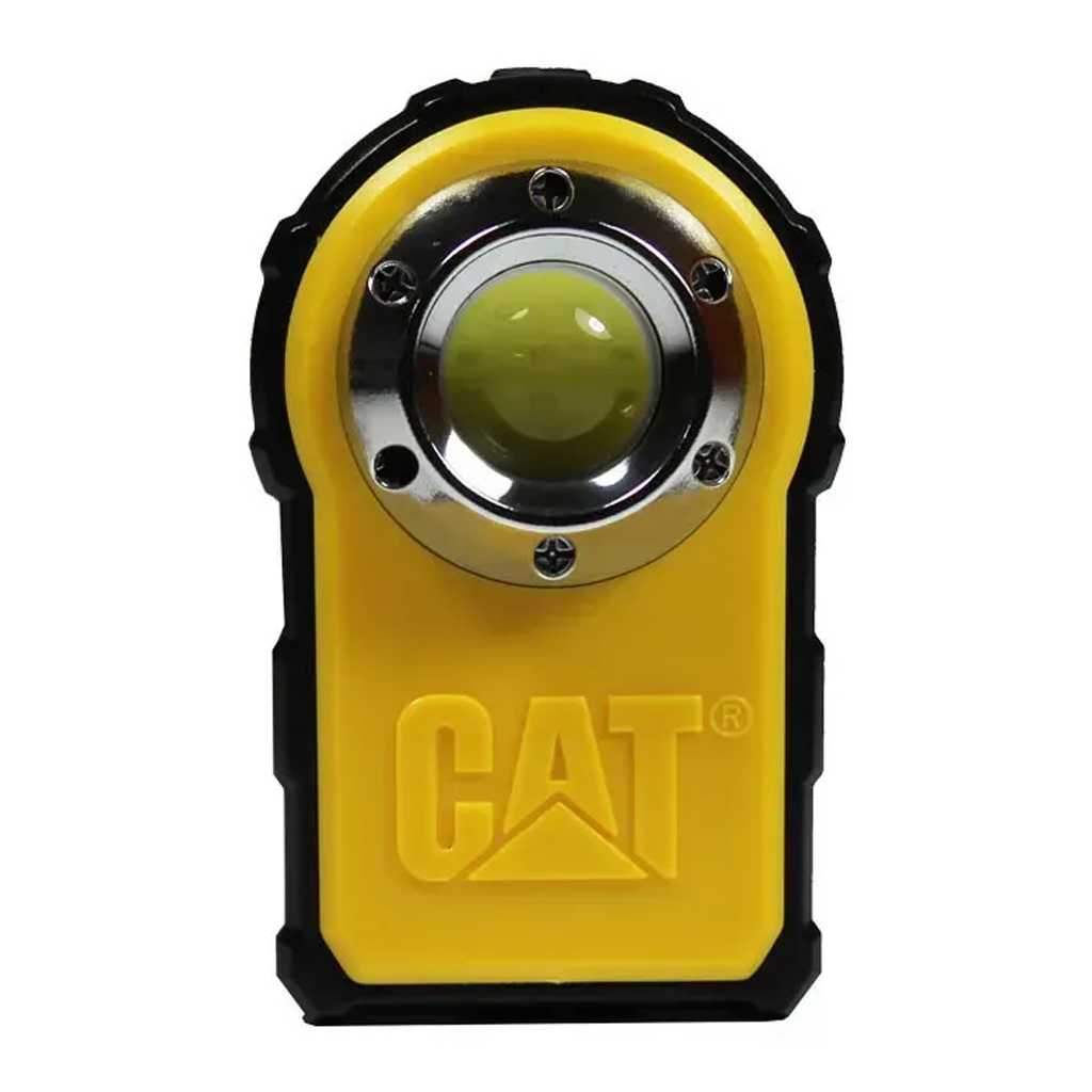 product image - Ліхтар із магнітом та застібкою CAT 120/250 лм, чорно-жовтий