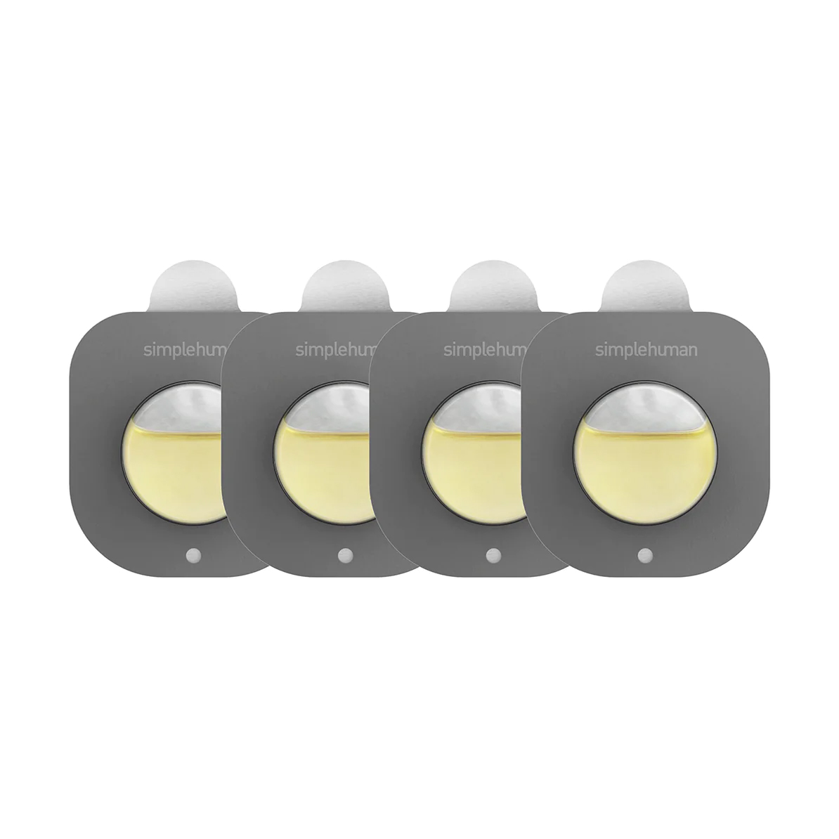 product image - Набор капсул для поглощения запаха Simplehuman, 4 шт, серый