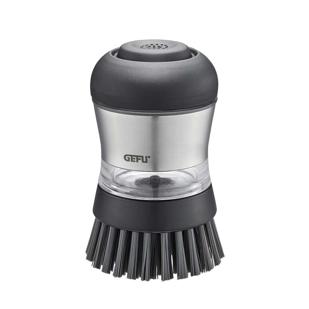 product image - Щітка для миття посуду з дозатором Gefu SWIFT, темно-сірий