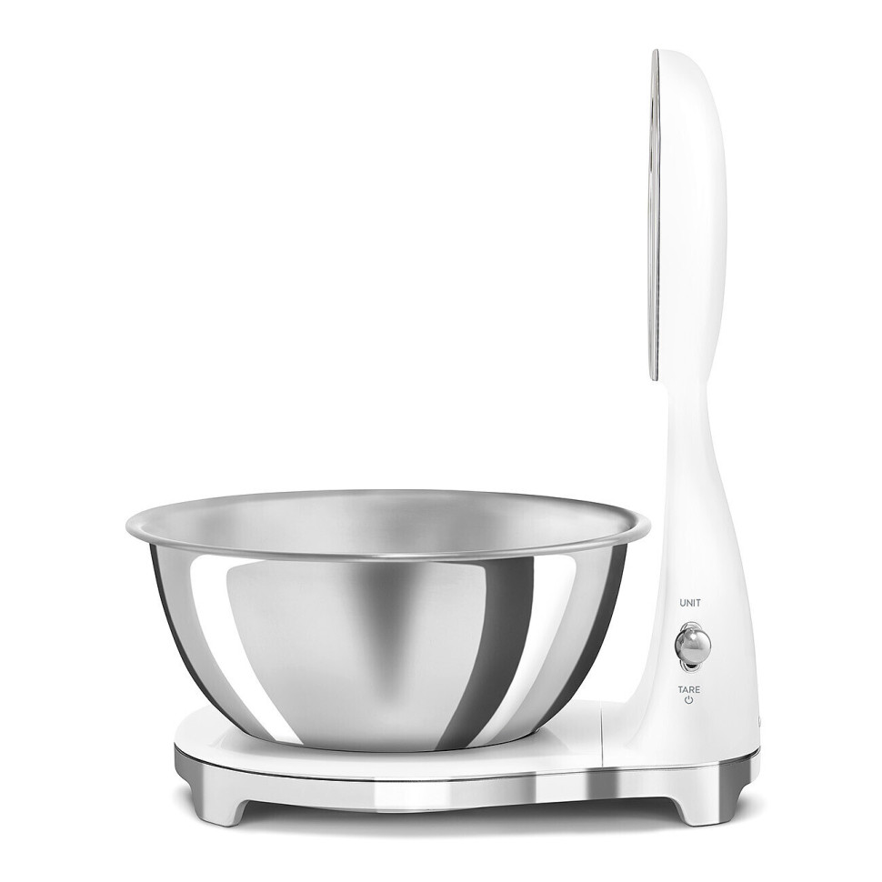 Ваги кухонні Smeg 50 Style, 31,5х18х25 см, білий