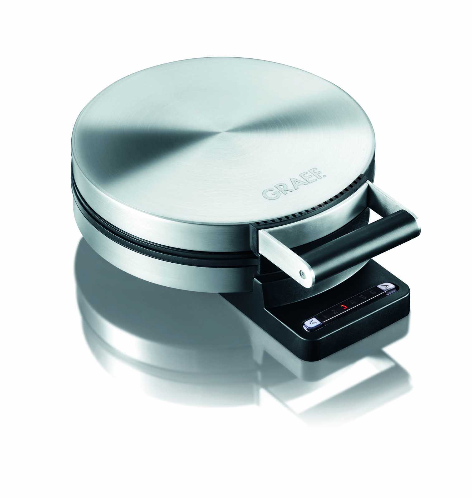 product image - Вафельница электрическая Graef Waffle Maker, серебристый