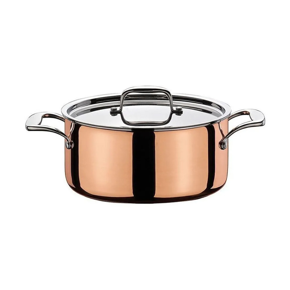 product image - Каструля з кришкою Spring Culinox, об'єм 2,7 л, діаметр 20 см, мідний
