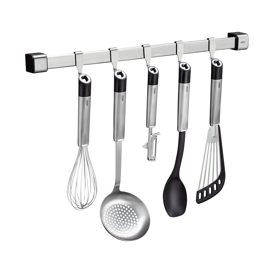 product image - Держатель для кухонных принадлежностей GEFU Smartline, длина 50 см, серебристый