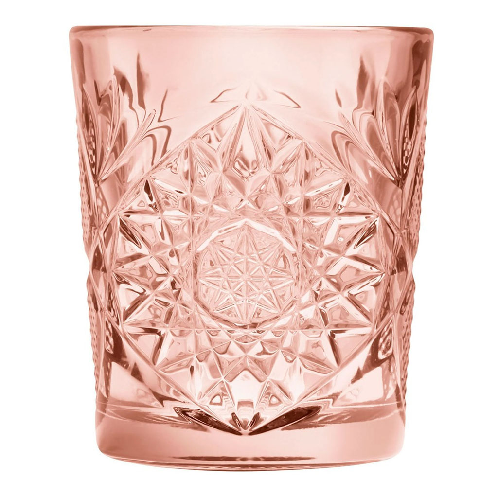 product image - Стакан для виски Libbey Leerdam HOBSTAR COLORED, объем 0,35 л, коралловый