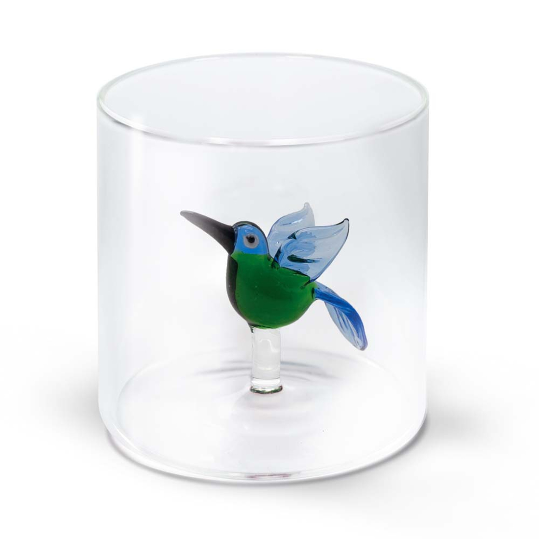 product image - Стакан "Колибри" WD Lifestyle Monterey Fly Animals, объем 0,25 л, прозрачный