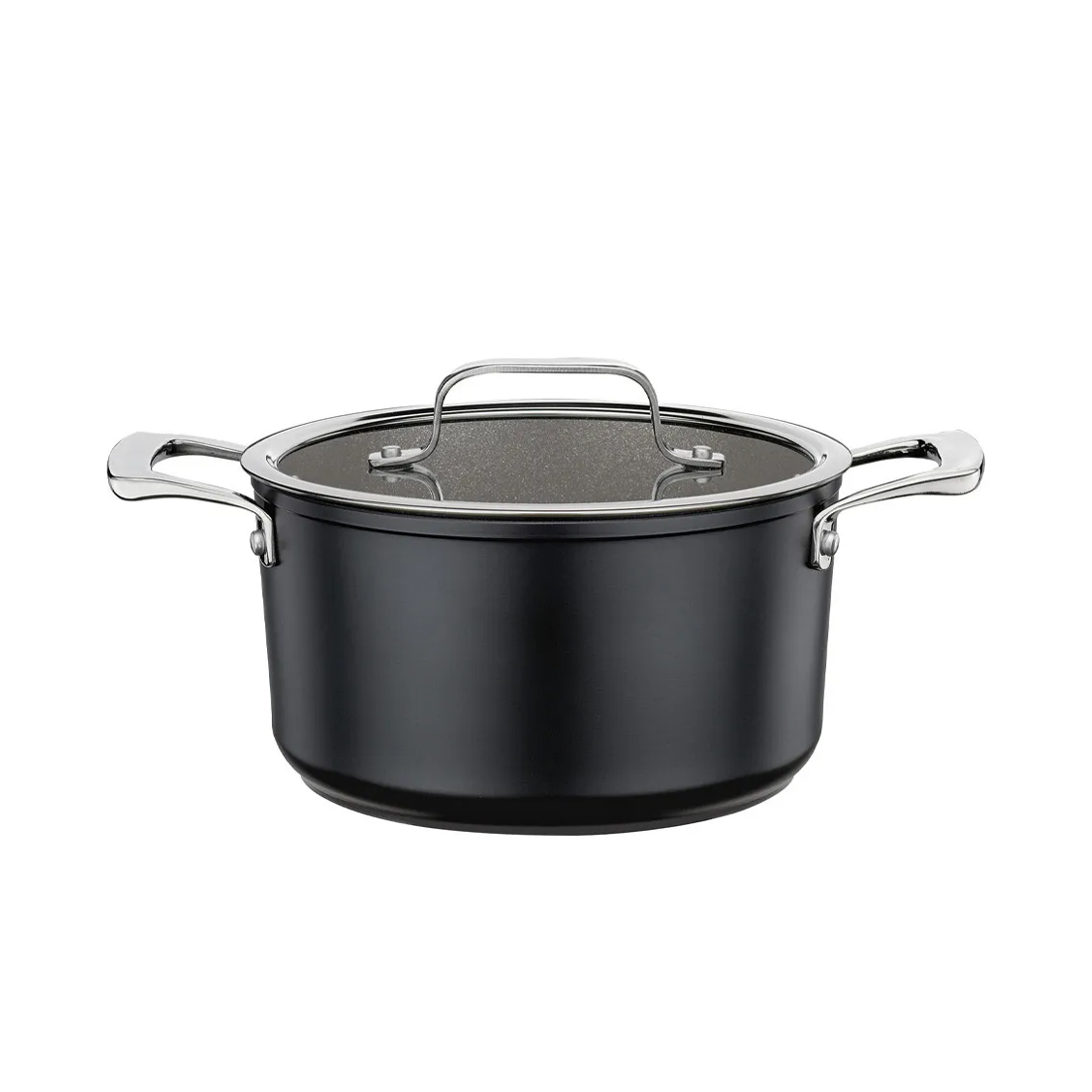 product image - Кастрюля с крышкой Spring MERIDIAN INTENSE PRO, объем 3 л, диаметр 20 см, черный