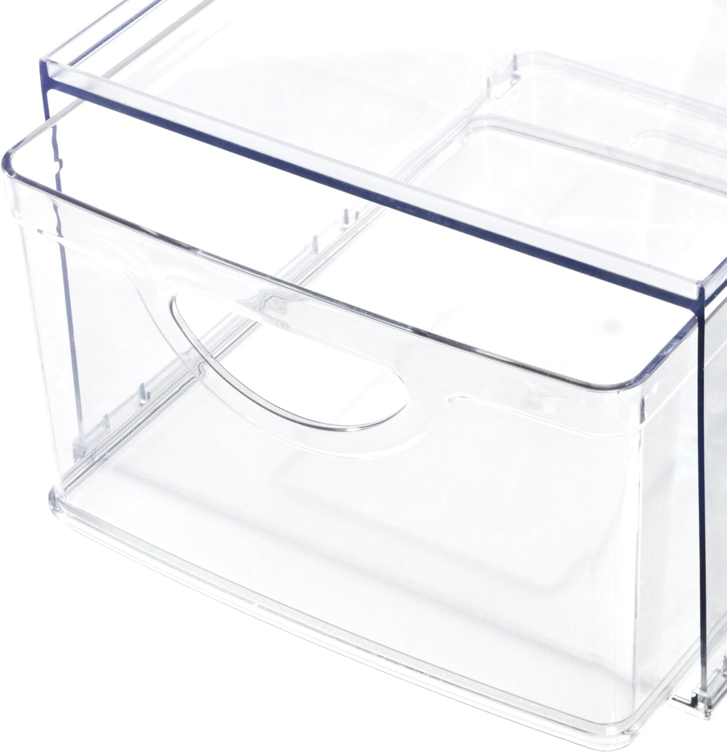Контейнер для хранения выдвижной InterDesign TBD, 26,5x22,3x14,6 см, прозрачный