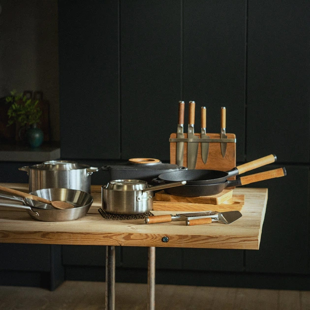 Сковорода Fiskars Norden Steel, діаметр 28 см, сріблястий