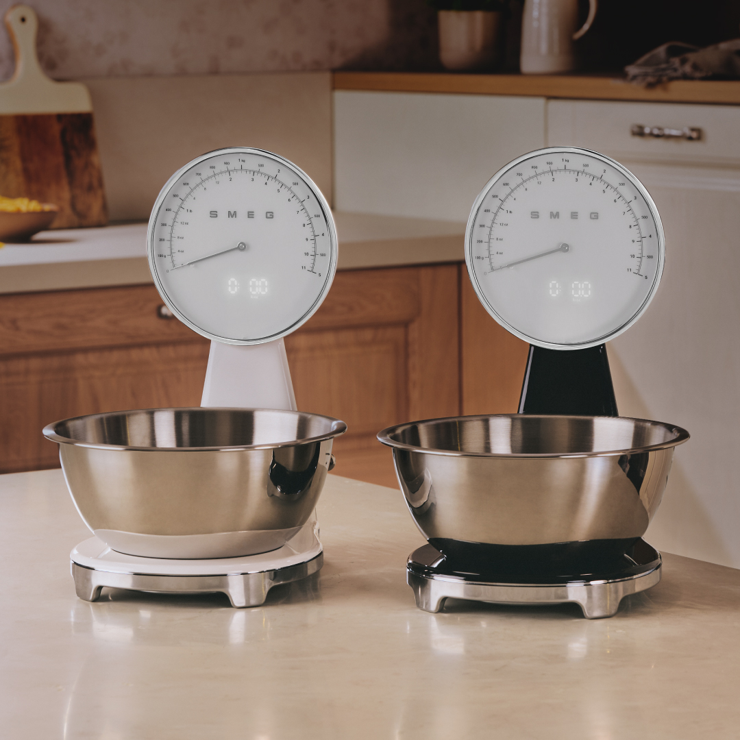 Ваги кухонні Smeg 50 Style, 31,5х18х25 см, білий