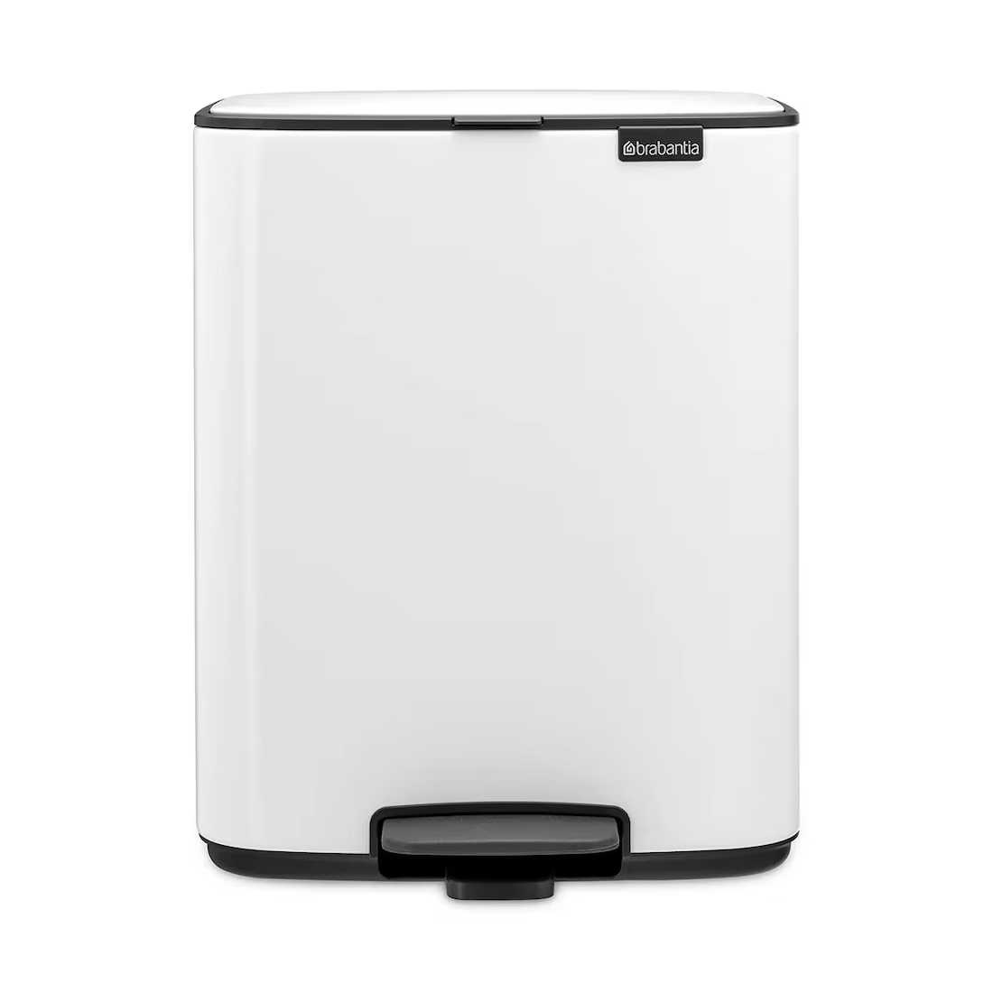 Бак для сміття Brabantia Bo Pedal Bin, об'єм 12 л, білий