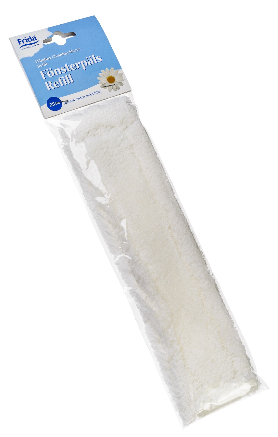 product image - Запаска к стеклоочистителю с липучкой Frida, белый