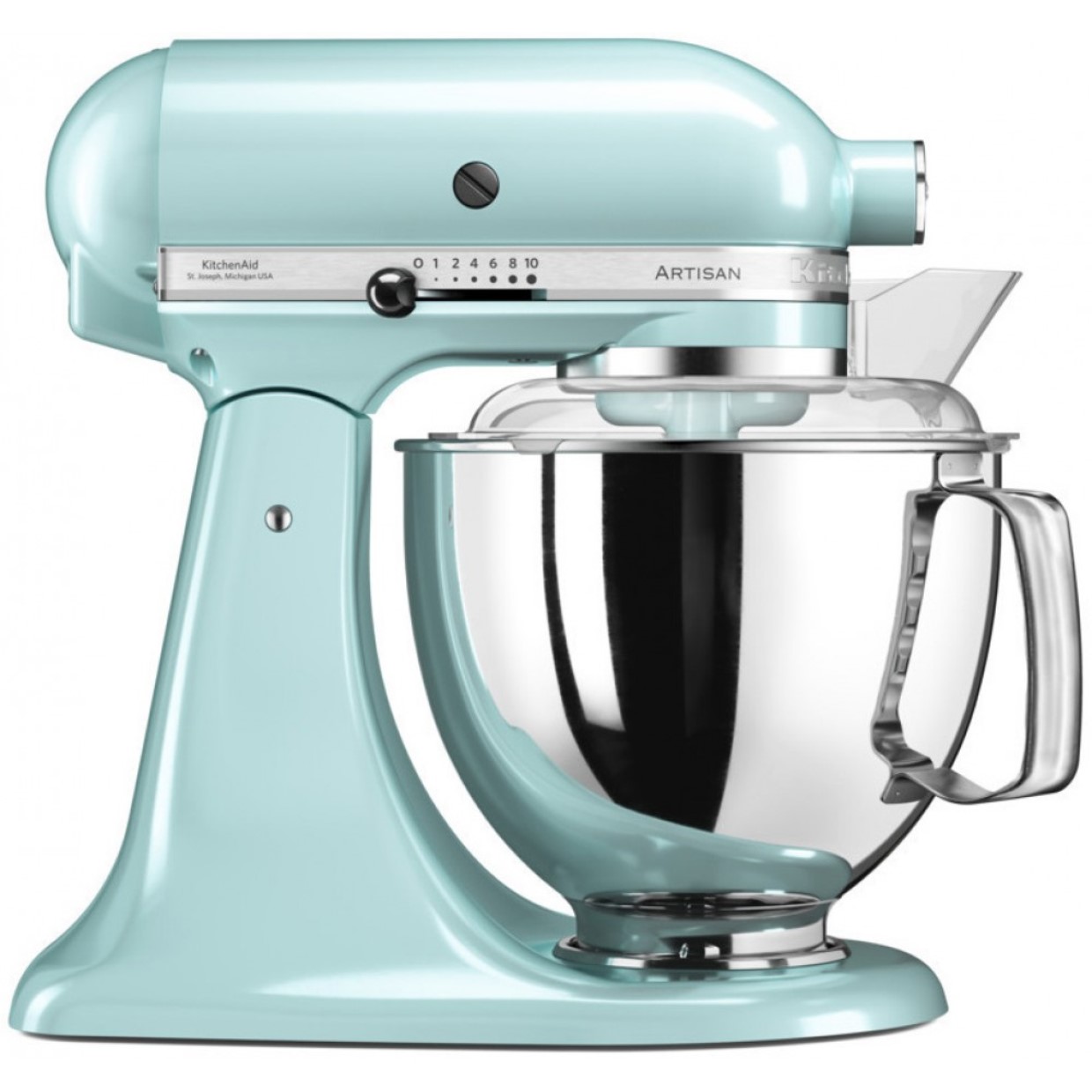 product image - Миксер планетарный 4,83л KitchenAid Голубой (5KSM175PSEIC)