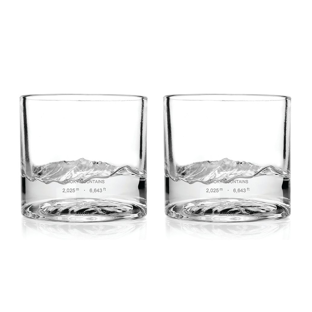 product image - Набор стаканов для виски Liiton AMERICAN PEAKS, объем 0,23 л, прозрачный, 2 штуки