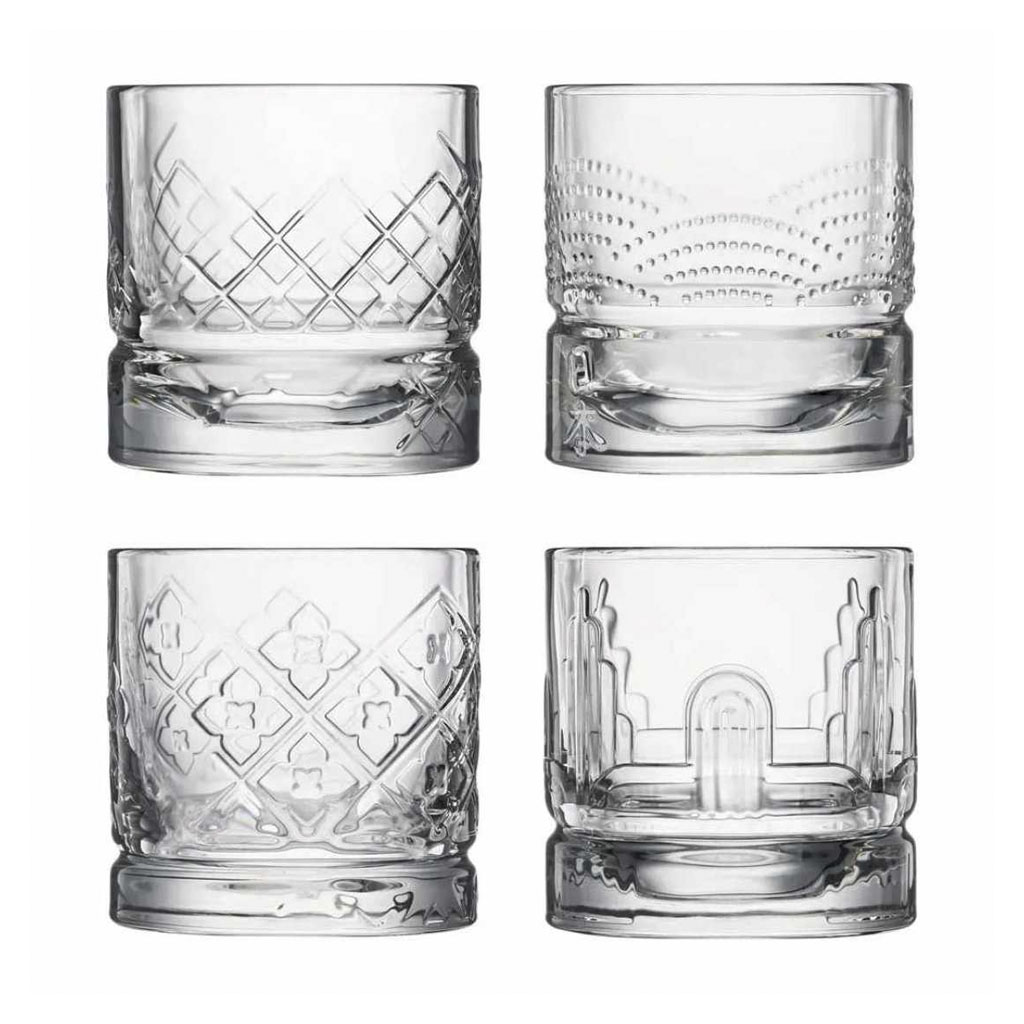 product image - Набор стаканов для виски La Rochere DANDY, объем 0,3 л, прозрачный, 4 шт