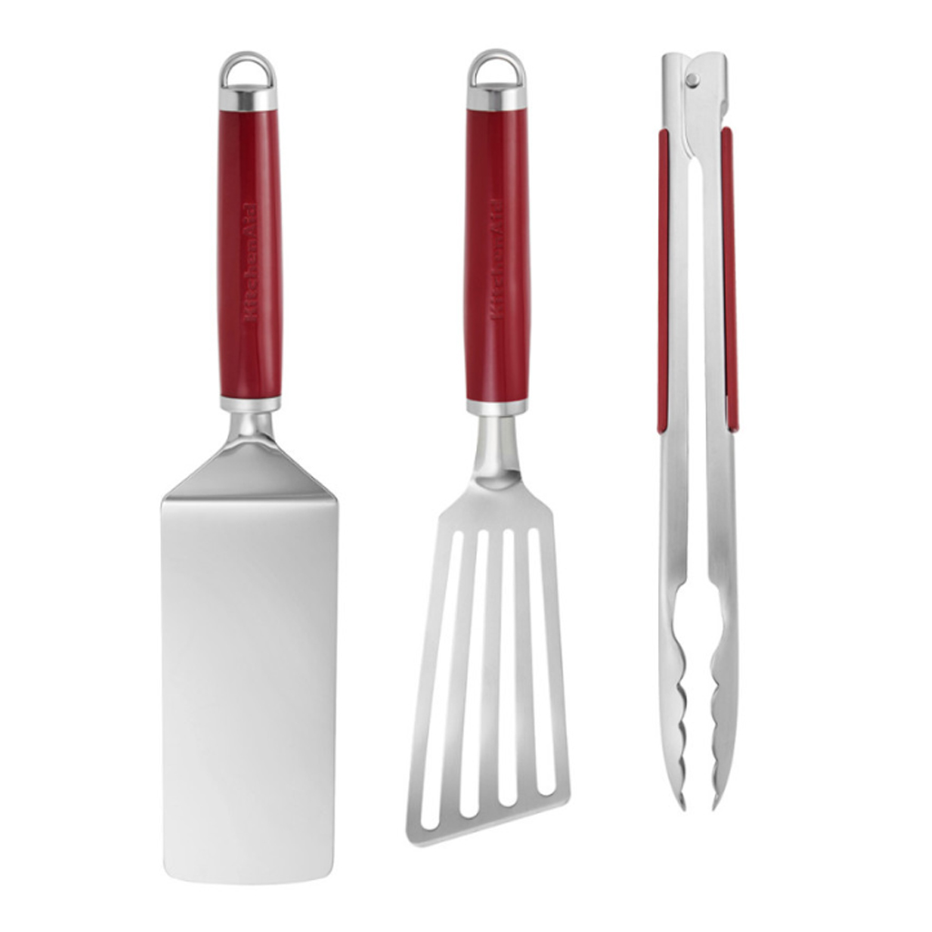 product image - Набір для гриля KitchenAid Coreline 3 предмета, червоний