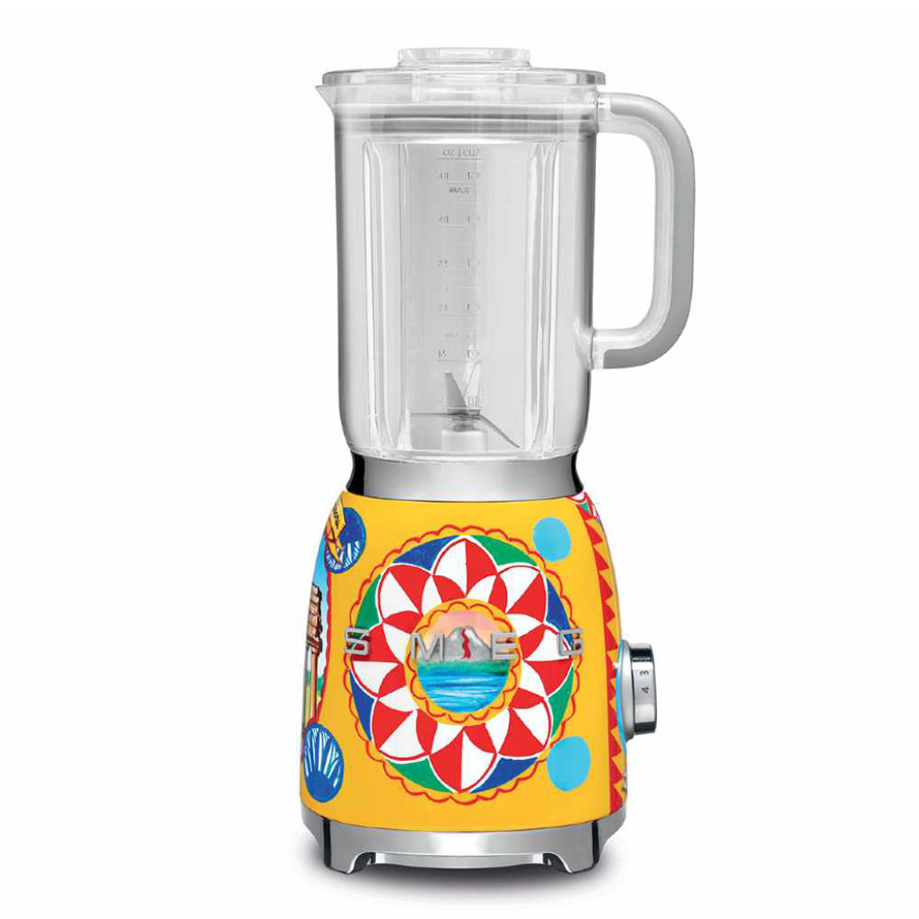 product image - Блендер стационарный Smeg Sicily is my Love в коллаборации с Dolce & Gabbana, объем 1,7 л, разноцветный