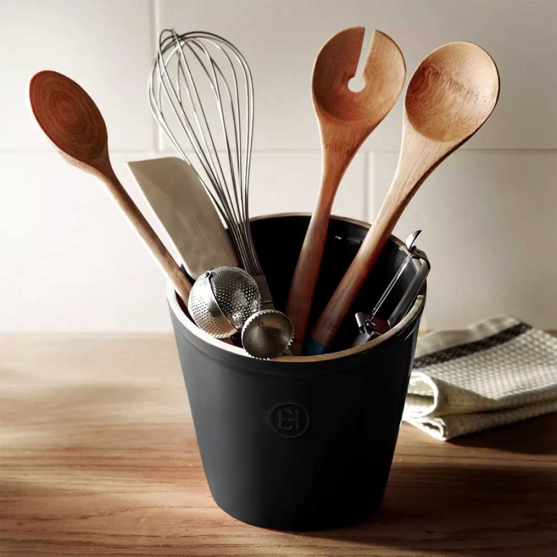 Підставка для кухонного приладдя Emile Henry Kitchen Tools, чорний