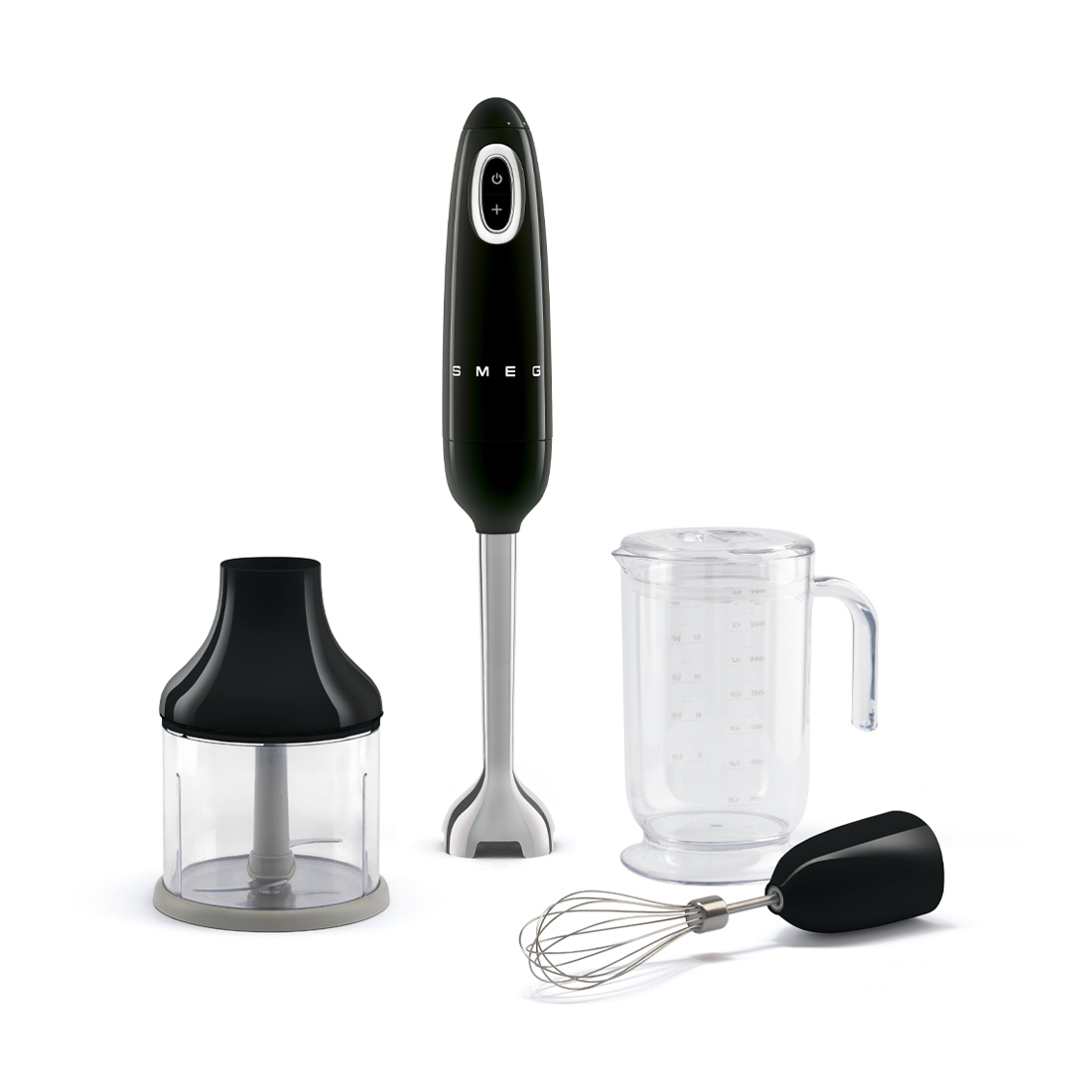 product image - Блендер погружной с аксессуарами Smeg 50 Style, черный