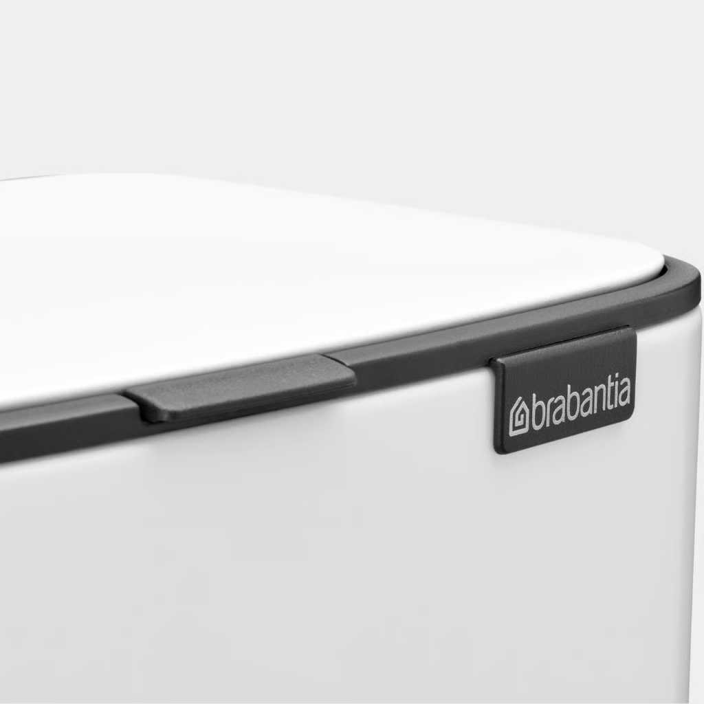 Бак для сміття Brabantia Bo Pedal Bin, об'єм 12 л, білий