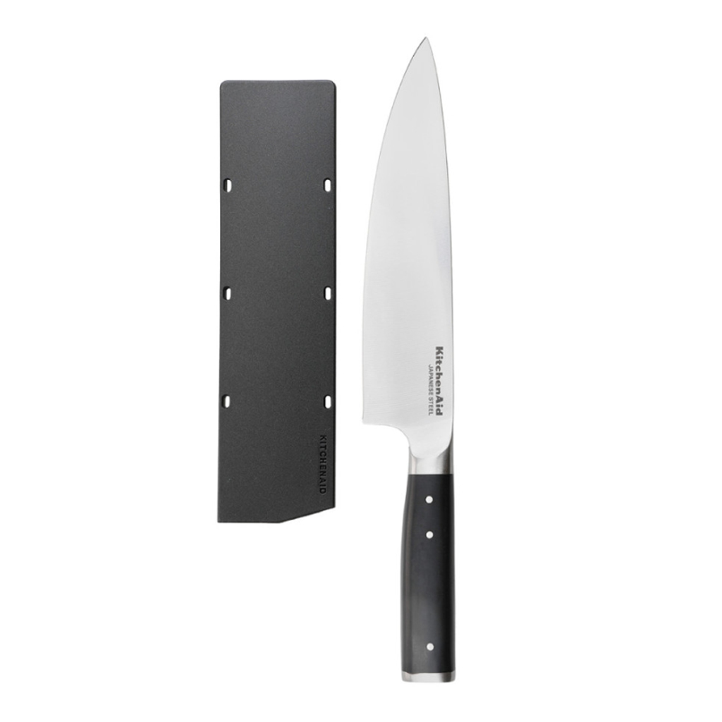 product image - Нож кухонный с защитным чехлом для лезвия KitchenAid Coreline, длина 20 см