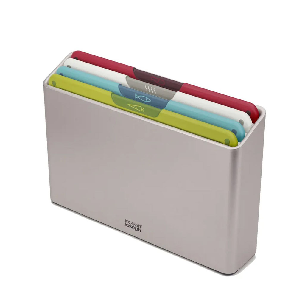 product image - Набор досок разделочных Joseph Joseph FOLIO, 22x31,8x7,6 см, 5 предметов, разноцветный