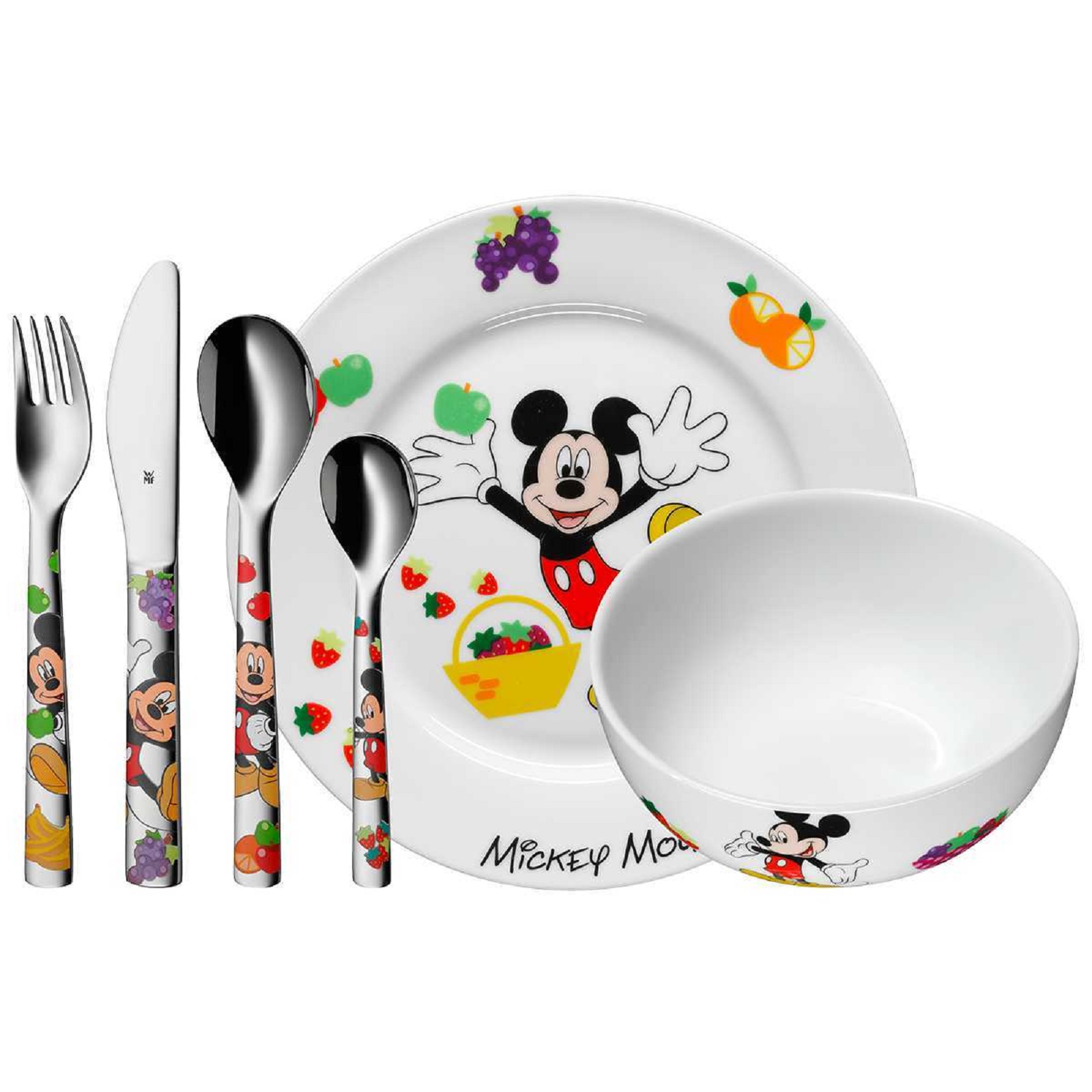 product image - Набір посуду дитячий WMF Mickey Mouse, 6 предметів