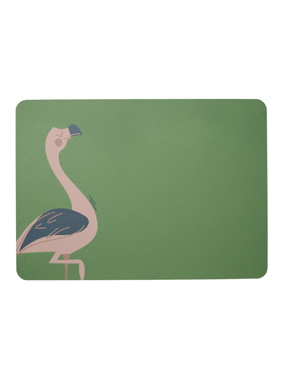 product image - Подставка под тарелку "Фламинго" ASA Selection KIDS, размеры 46х33 см, зеленый