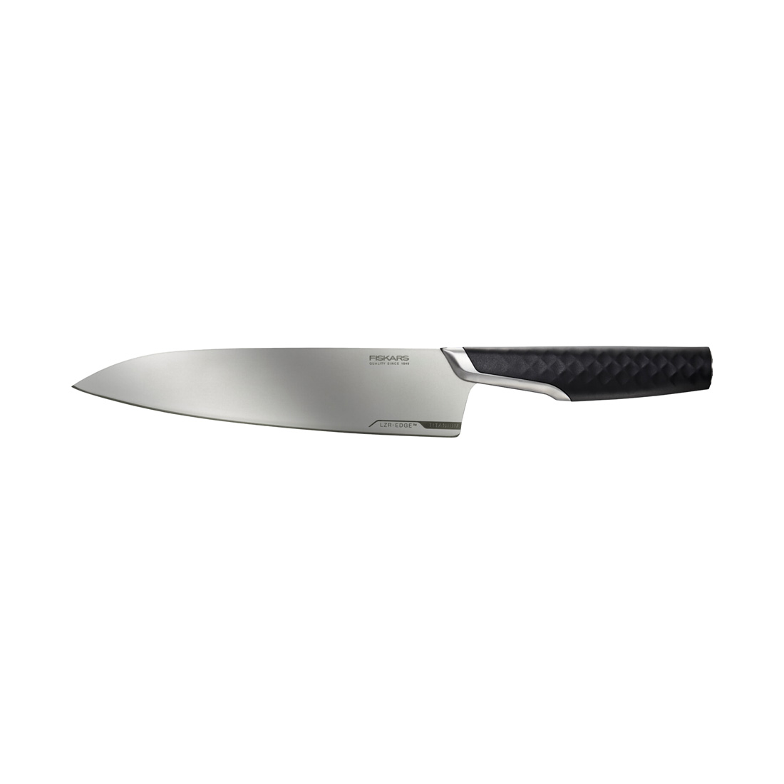 Ніж шеф-кухаря Fiskars Taiten, довжина 20 см, чорний