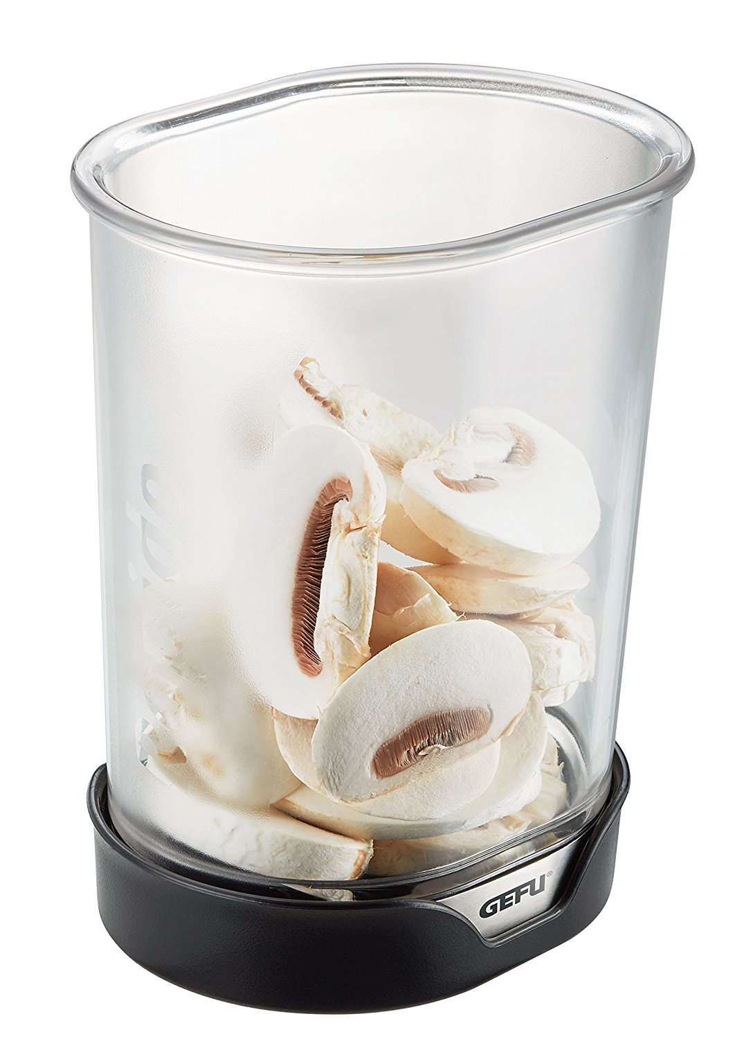 product image - Измельчитель-слайсер для овощей и фруктов Gefu CHOPPING, 10,5x7,8x12 см, прозрачный с черным