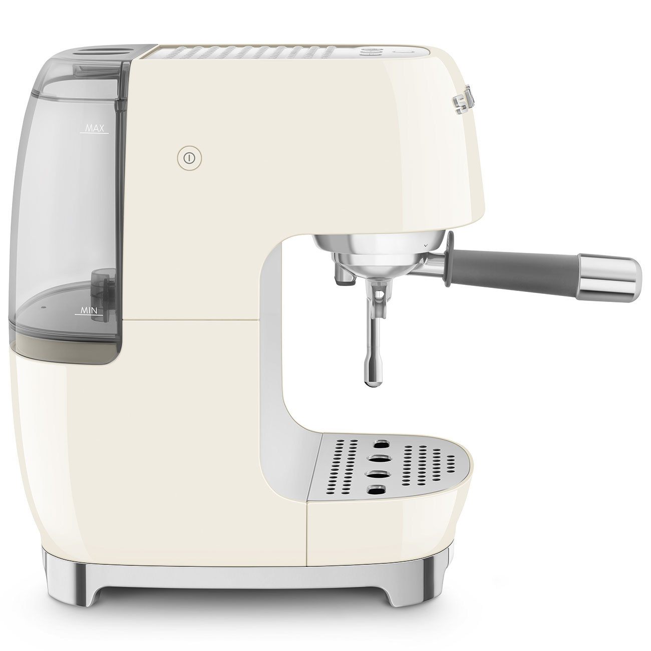 Кавоварка еспресо Smeg 50 Style, 36,4x20,5x29,5 см, кремовий