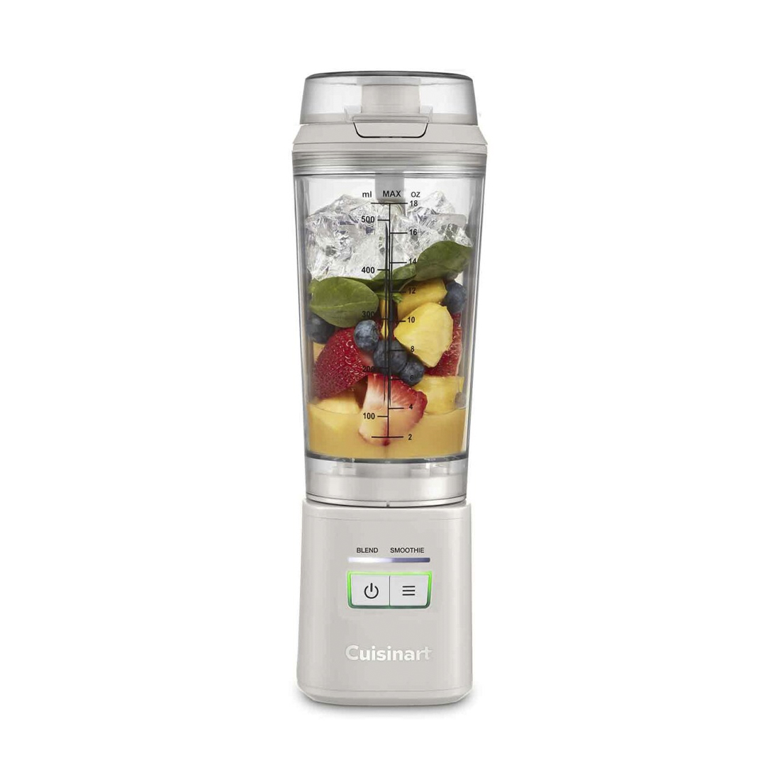 product image - Блендер акумуляторный портативный Cuisinart Blas &Go, объем 0,5 л, белый