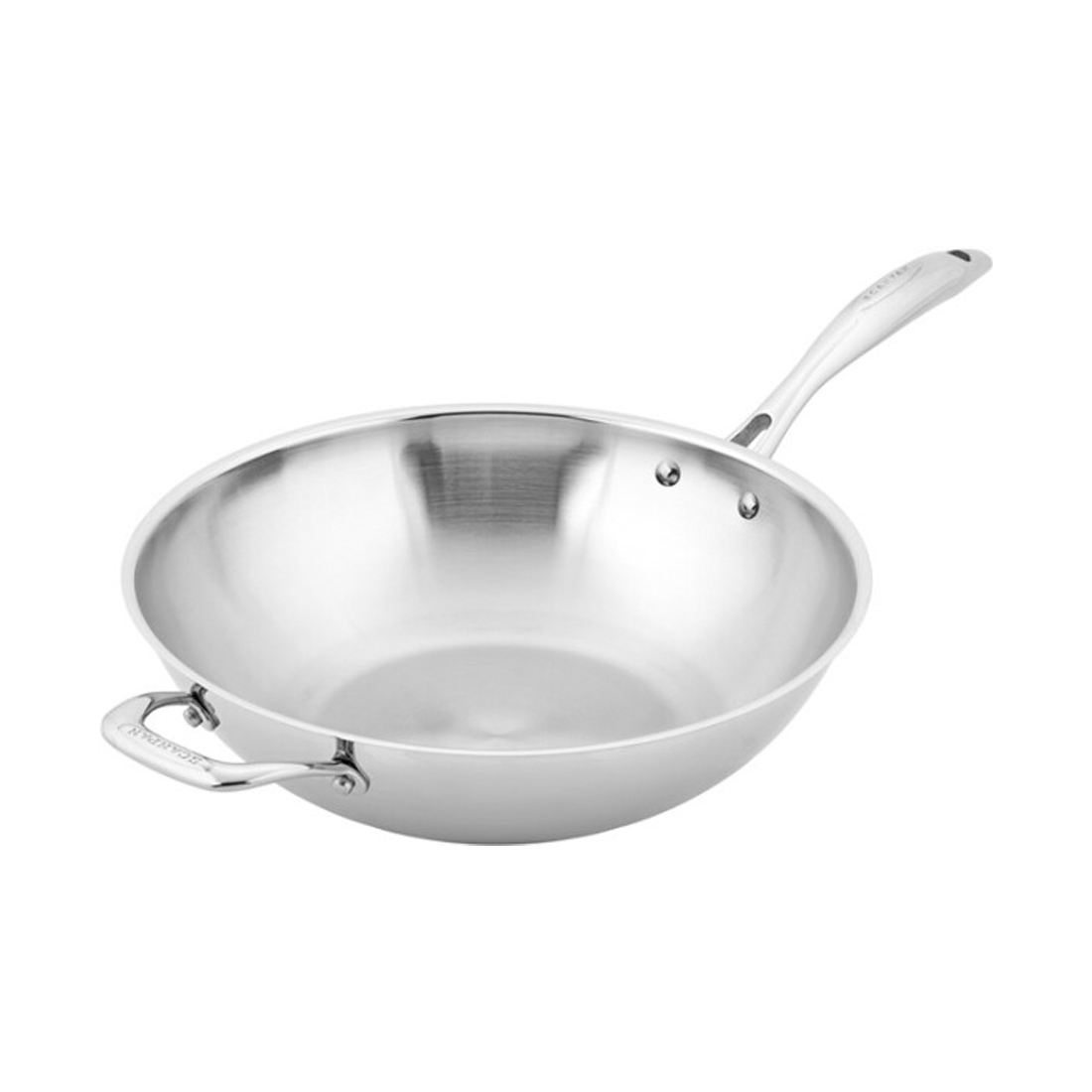 product image - Сковорода вок стальная Scanpan Fry Pan STS, диаметр 32 см, серебристый