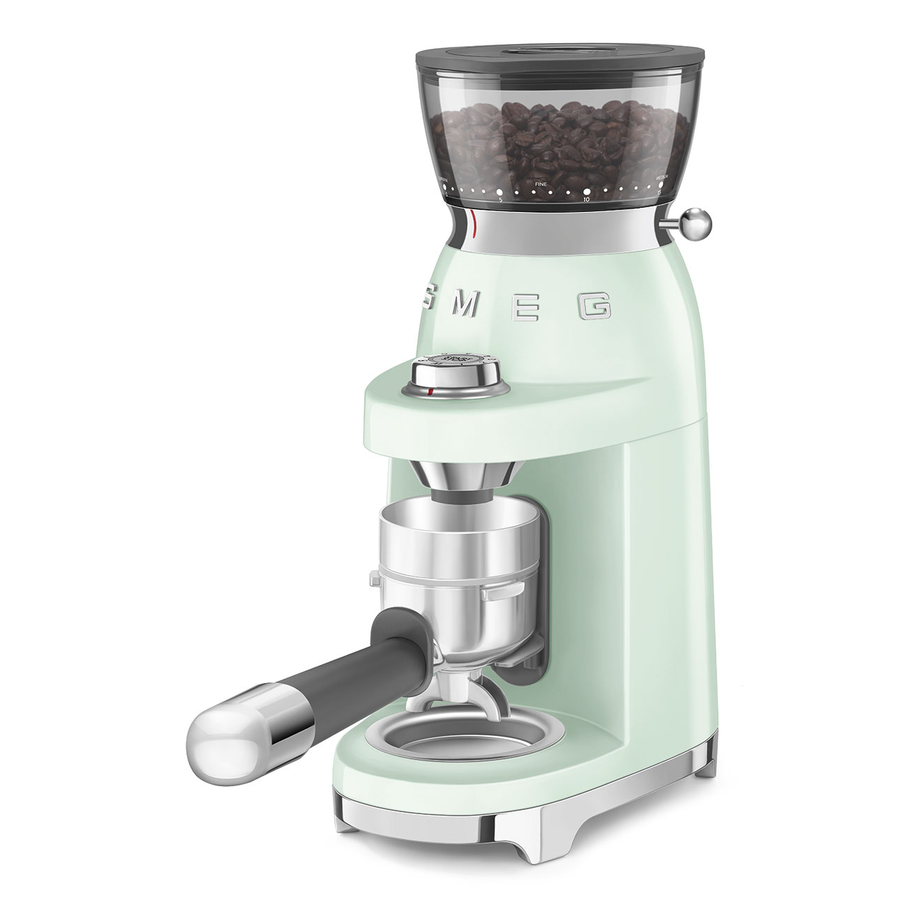 Кофемолка Smeg 50 STYLE, 15x34,5x22 см, пастельно-зеленый
