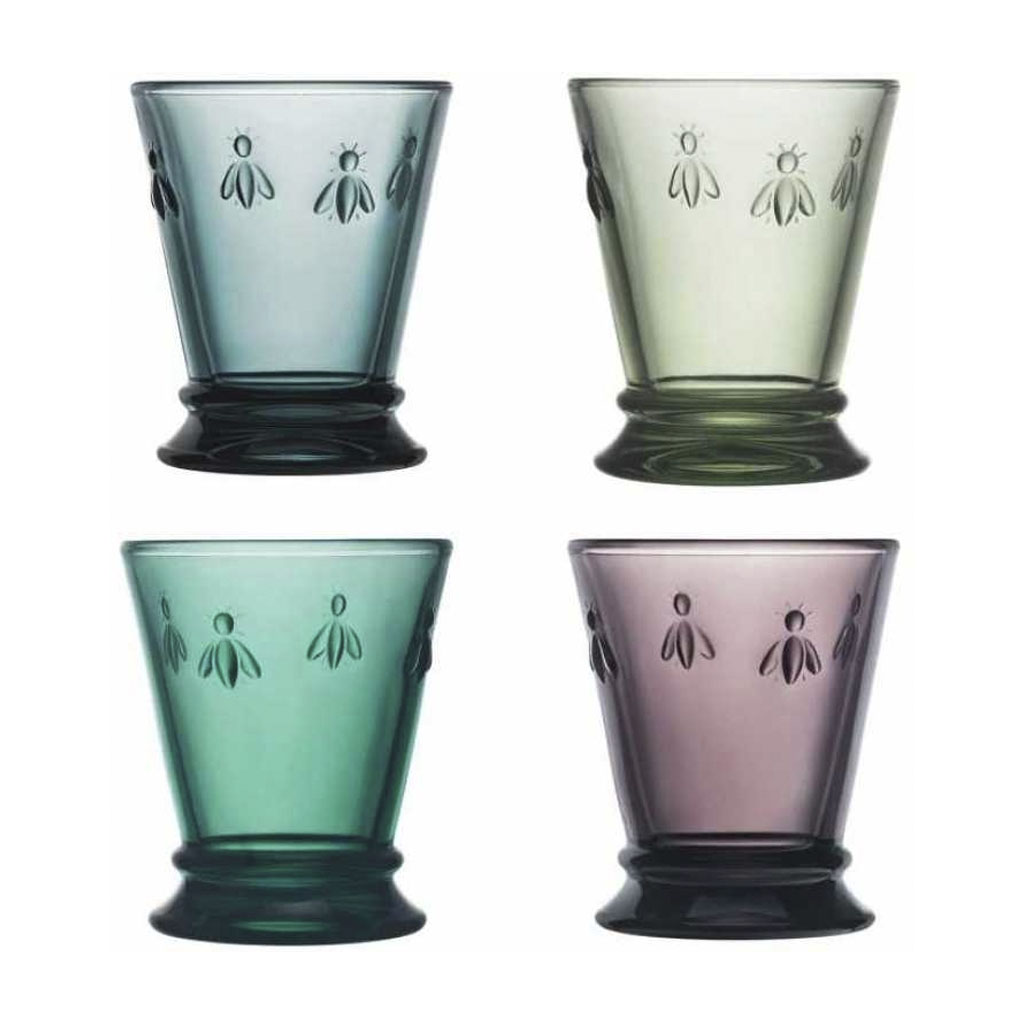 product image - Набор стаканов La Rochere ABEILLE, объем 0,27 л, разноцветный, 4 шт