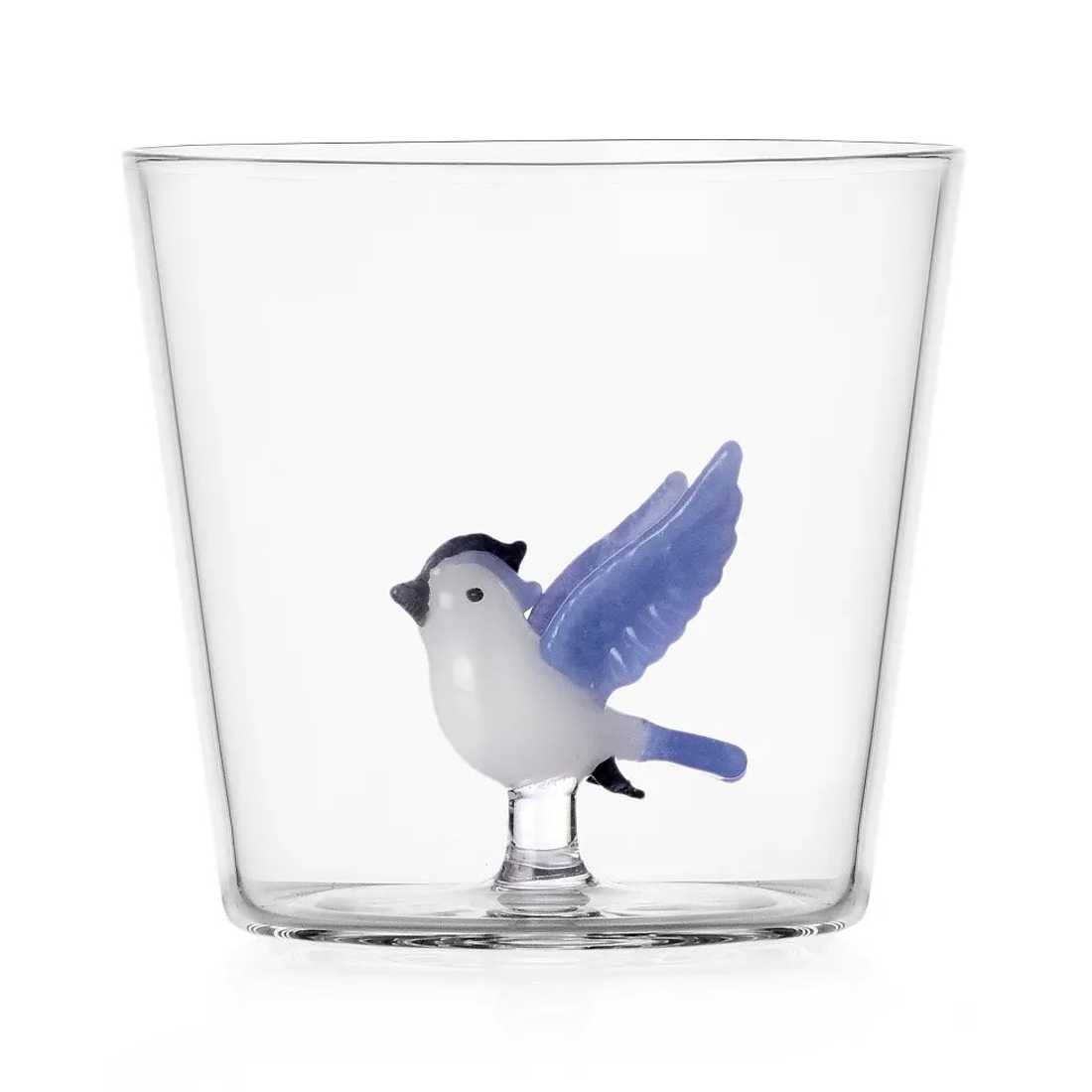 product image - Склянка «Птах» Ichendorf WOODLAND TALES, об'єм 0,35 л, прозорий