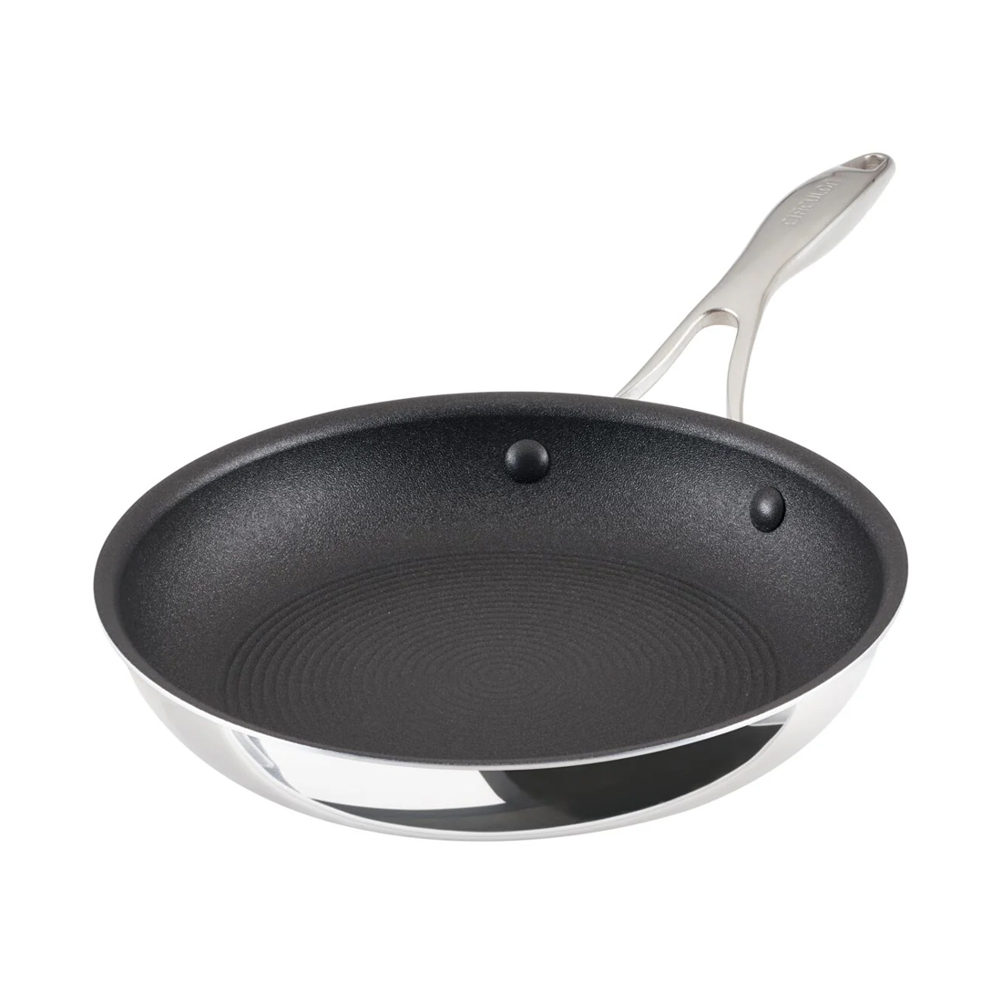 product image - Сковорода антипригарна Circulon Clad C1, діаметр 25 см, сріблястий