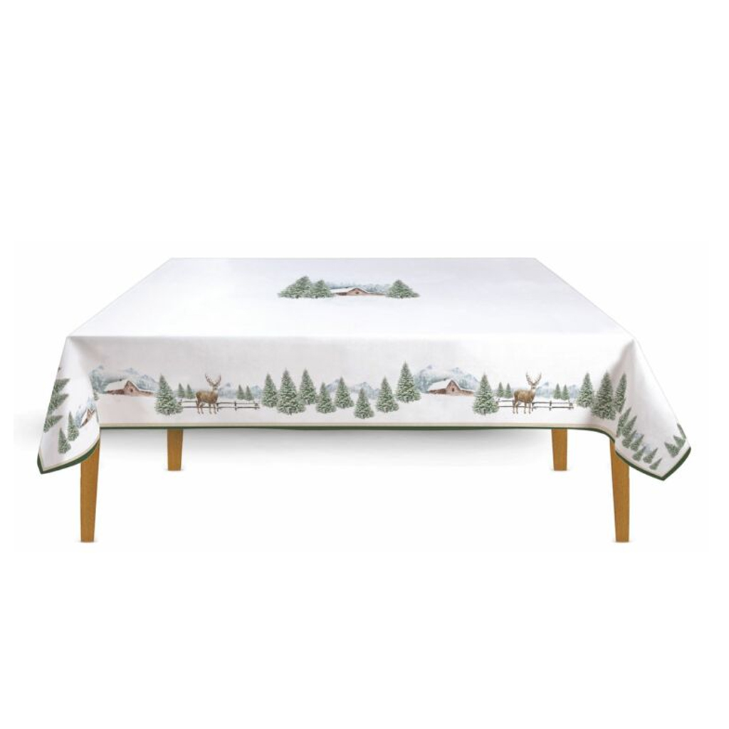 product image - Скатерть Easy Life WHITE FOREST, размеры 145х250 см