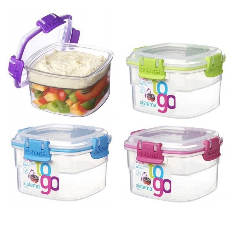 product image - Емкость с крышкой для ланча Sistema TO GO, объем 0,4 л, цвет в ассортименте