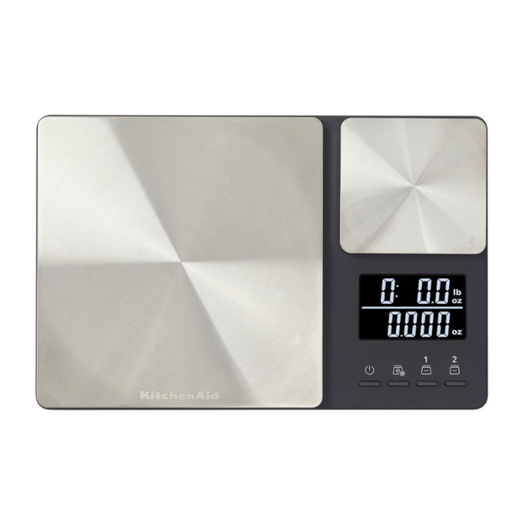 product image - Ваги кухонні з подвійною платформою KitchenAid Measuring, чорний