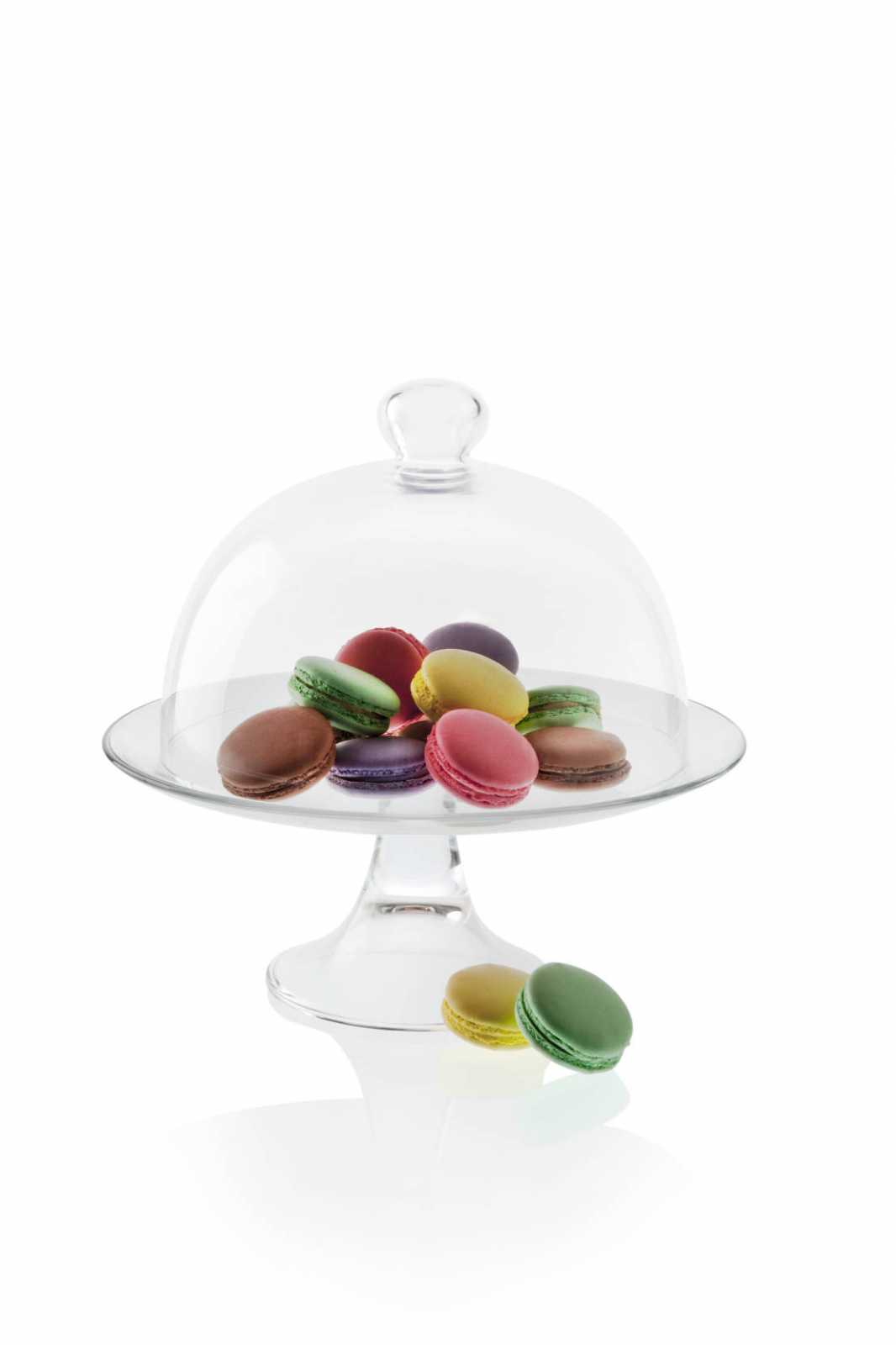 product image - Подставка для торта с крышкой Vidivi BANQUET, диаметр 28 см, прозрачный