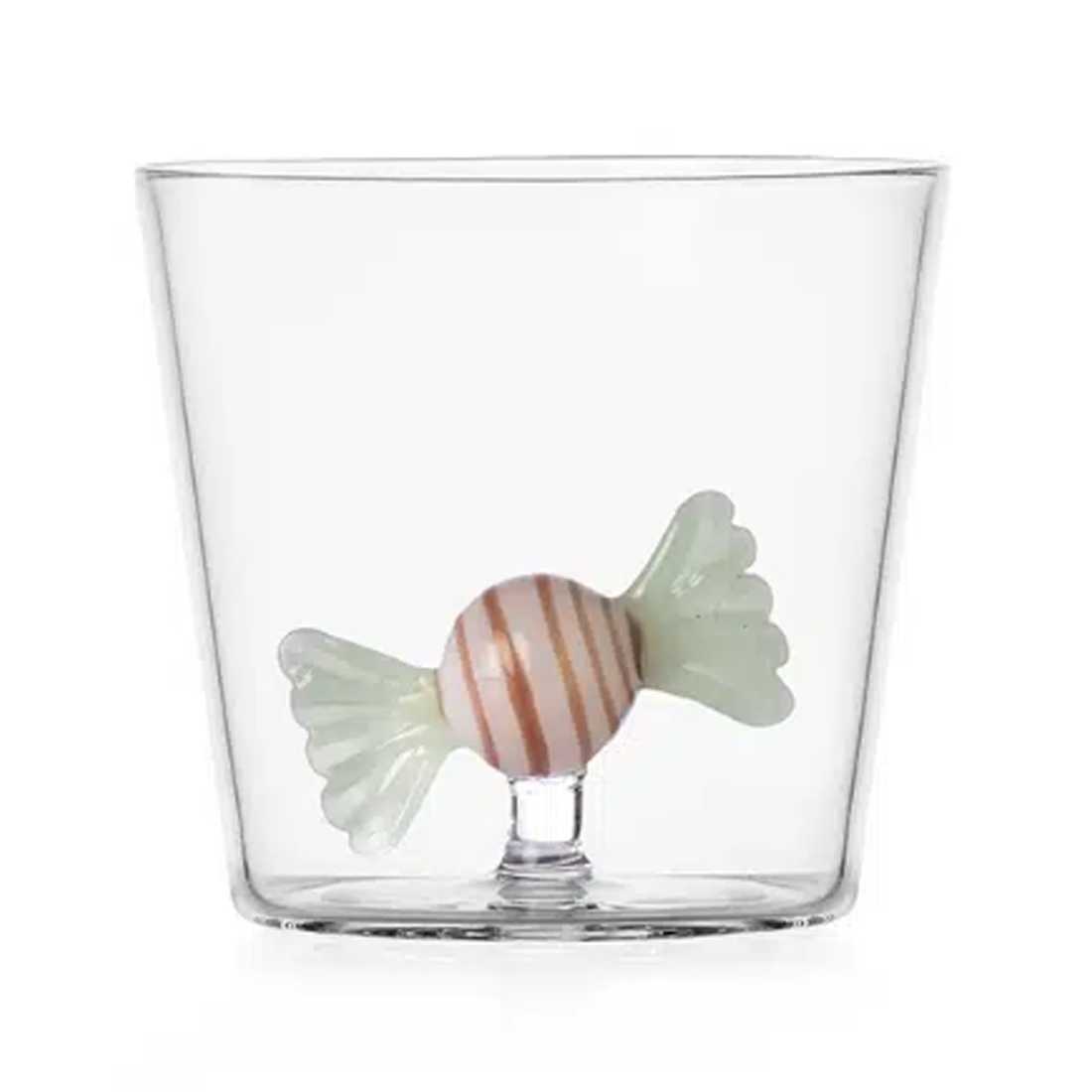 product image - Стакан «Цветная конфета» Ichendorf SCHIACCIANOCIS, объем 0,35 л, прозрачный