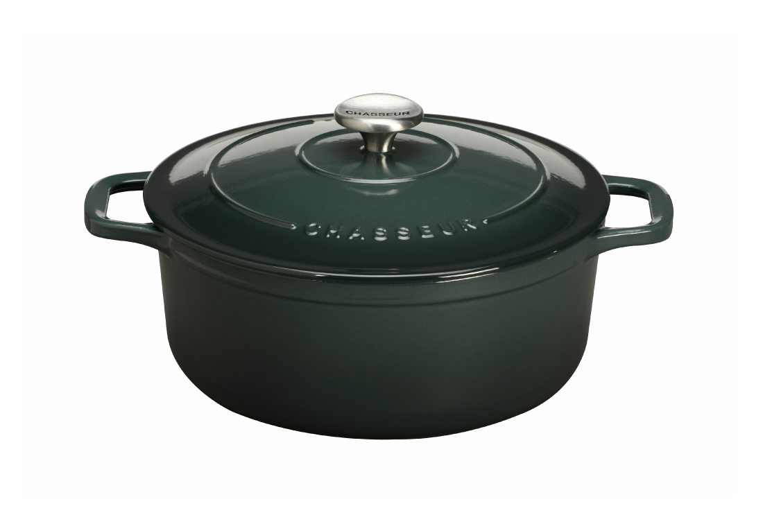 product image - Кастрюля с крышкой Chasseur ROUND FOREST, объем 4 л, диаметр 24 см, темно-зеленый